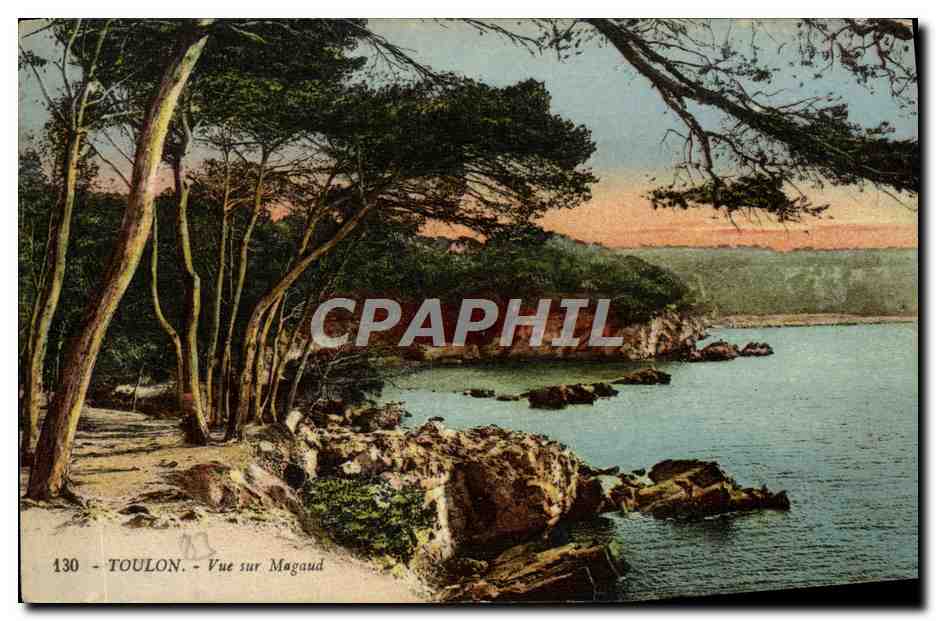 Toulon - Vue sur Magaud — éditeur G. Arnaud, n° 130