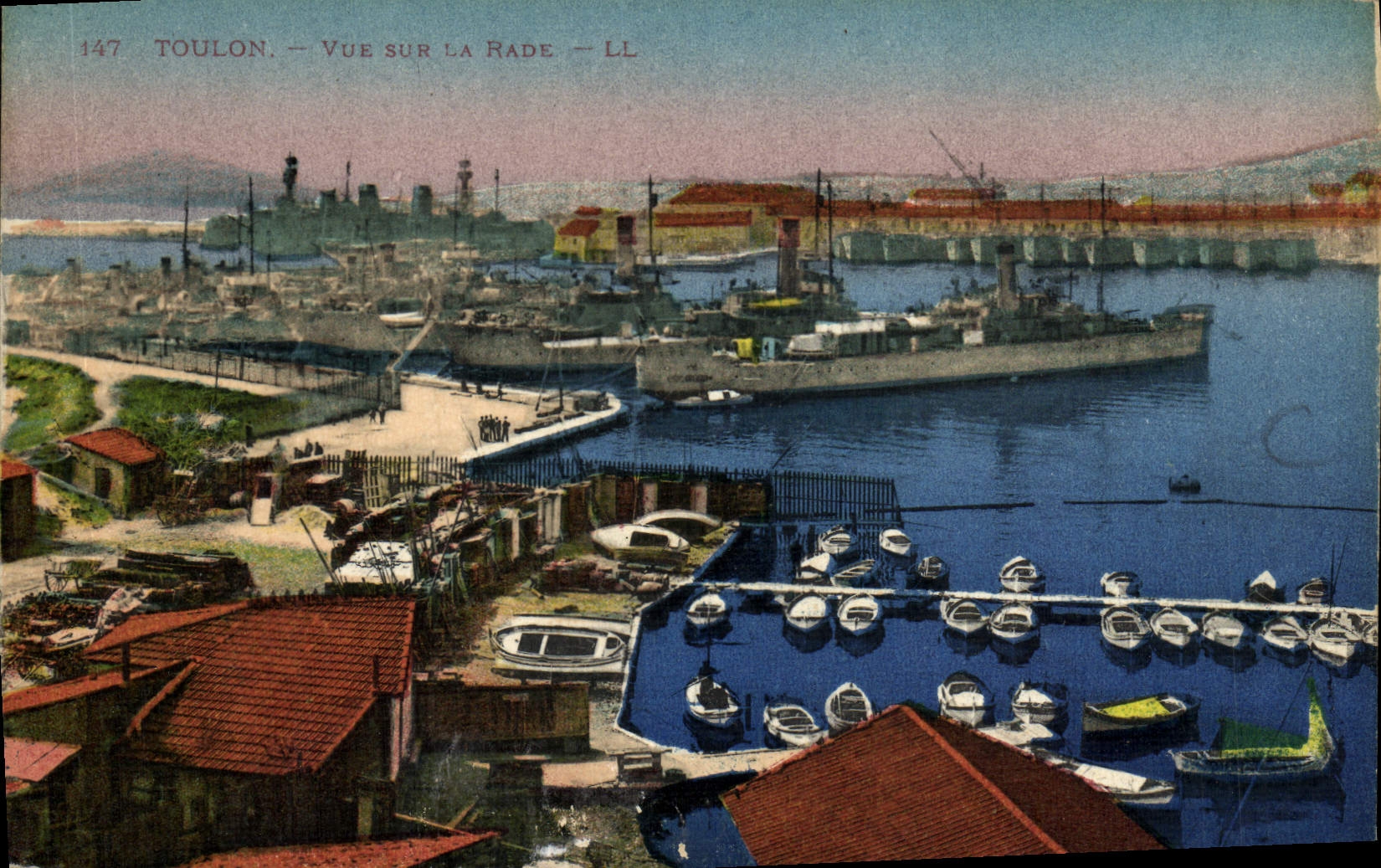 Toulon — Vue sur la Rade — LL 147