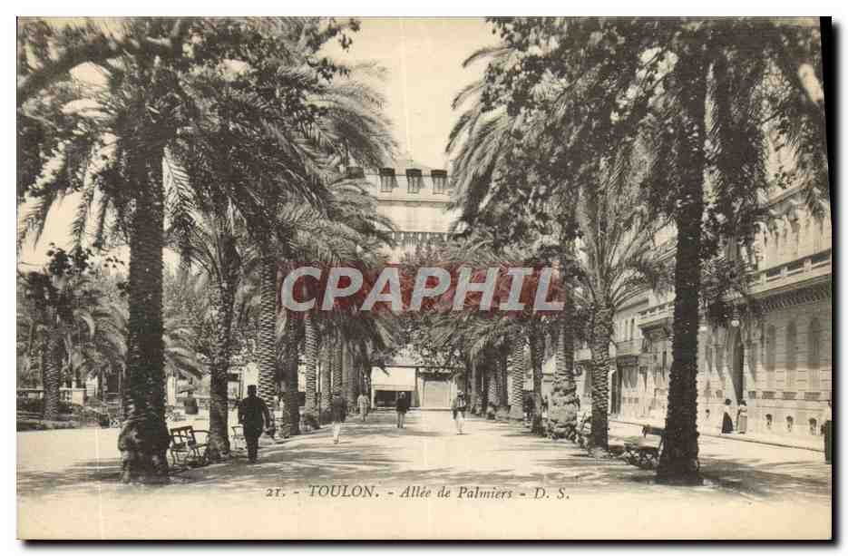 CPA Toulon Allee de Palmiers
