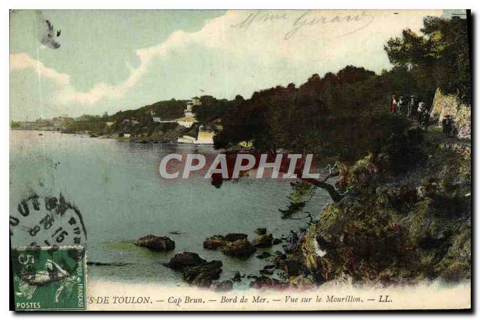 Cap Brun — Bord de Mer — Vue sur le Mourillon — LL.