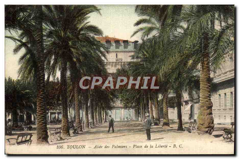 Toulon — Allée des Palmiers - Place de la Liberté — B.C. n°106