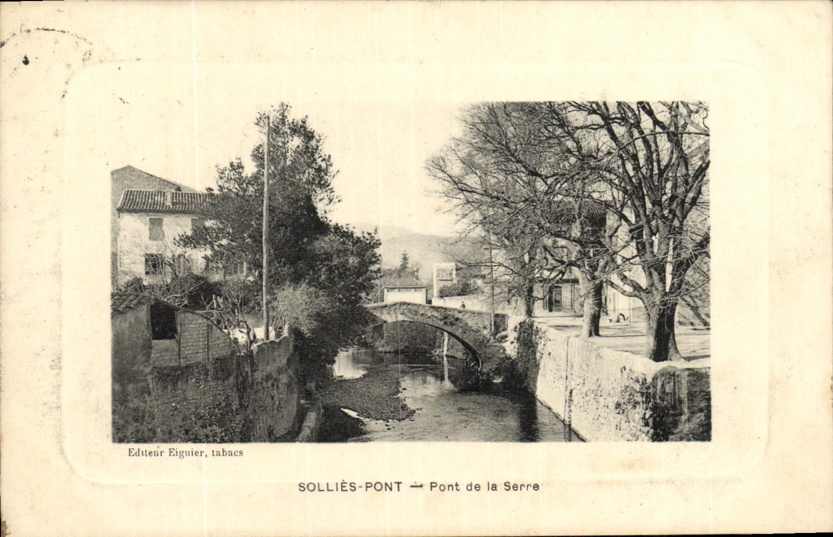 CPA Sollies Pont Pont de la Serre