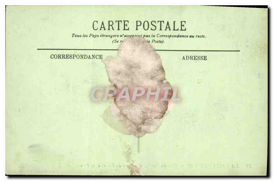 CPA La Vallee Du Var Plan du Var Confiuent du Var et de la Vesubie — Rückseite