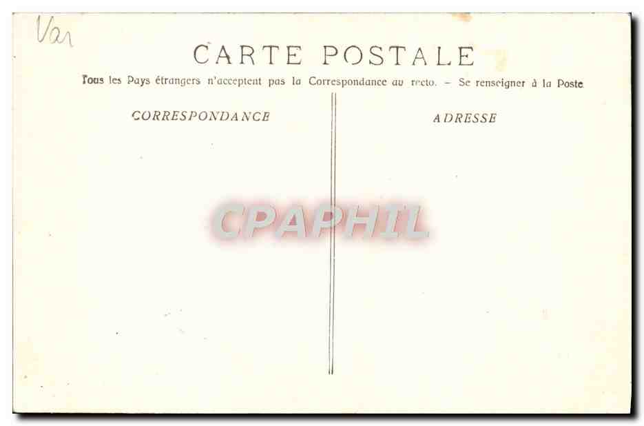 Bandol - Promenade des Palmiers — A. Laurent-éditeur — Rückseite