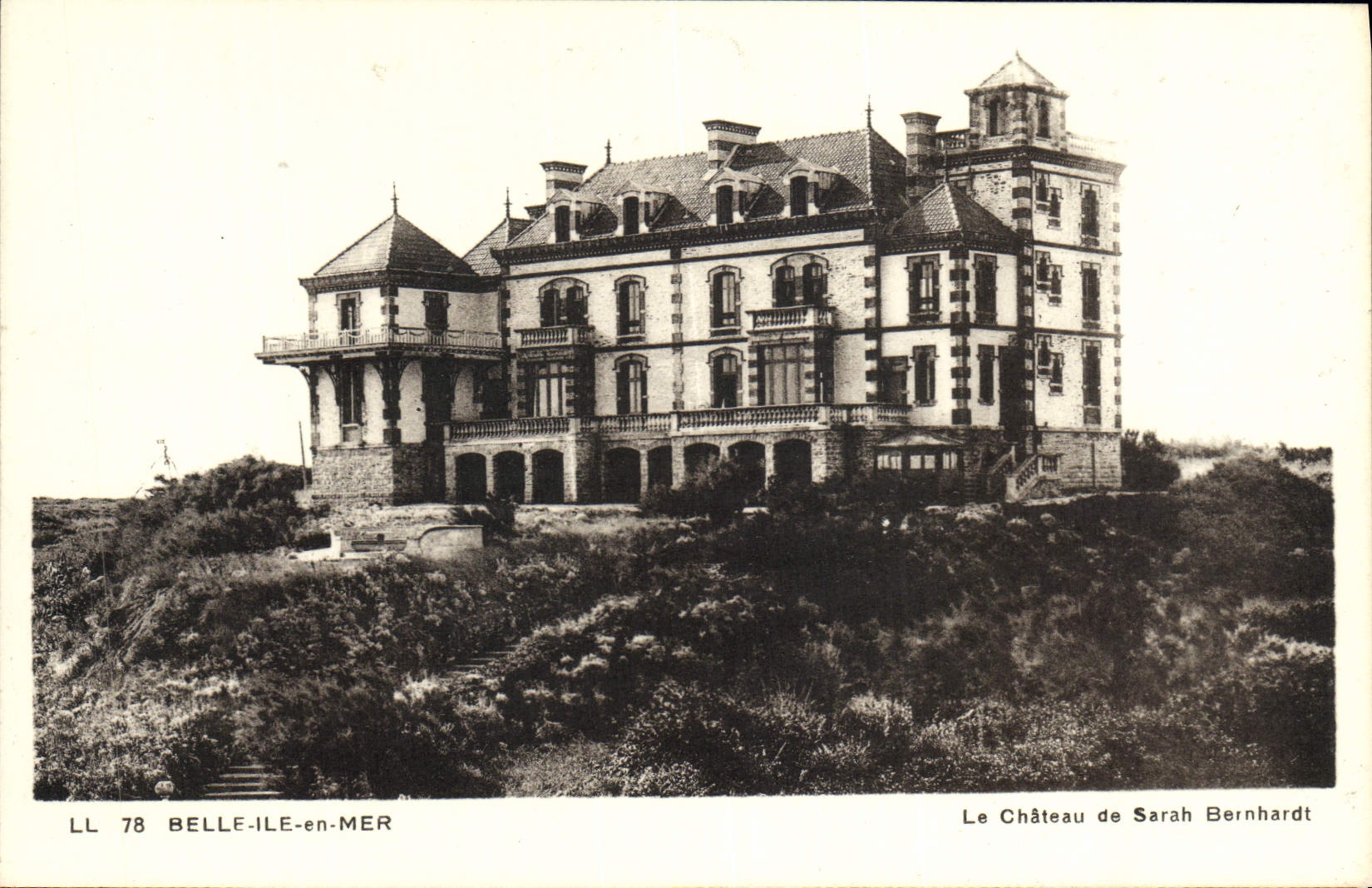 Le Château de Sarah Bernhardt — Belle-Île-en-Mer — LL 78