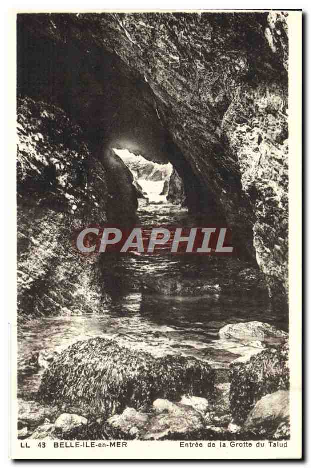 Entrée de la Grotte du Talud — Belle-Île-en-Mer — LL 43