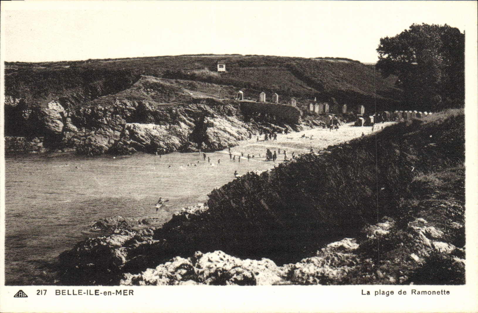 La plage de Ramonette — Belle-Île-en-Mer — CIN des Arts Photomécániques, Strasbourg