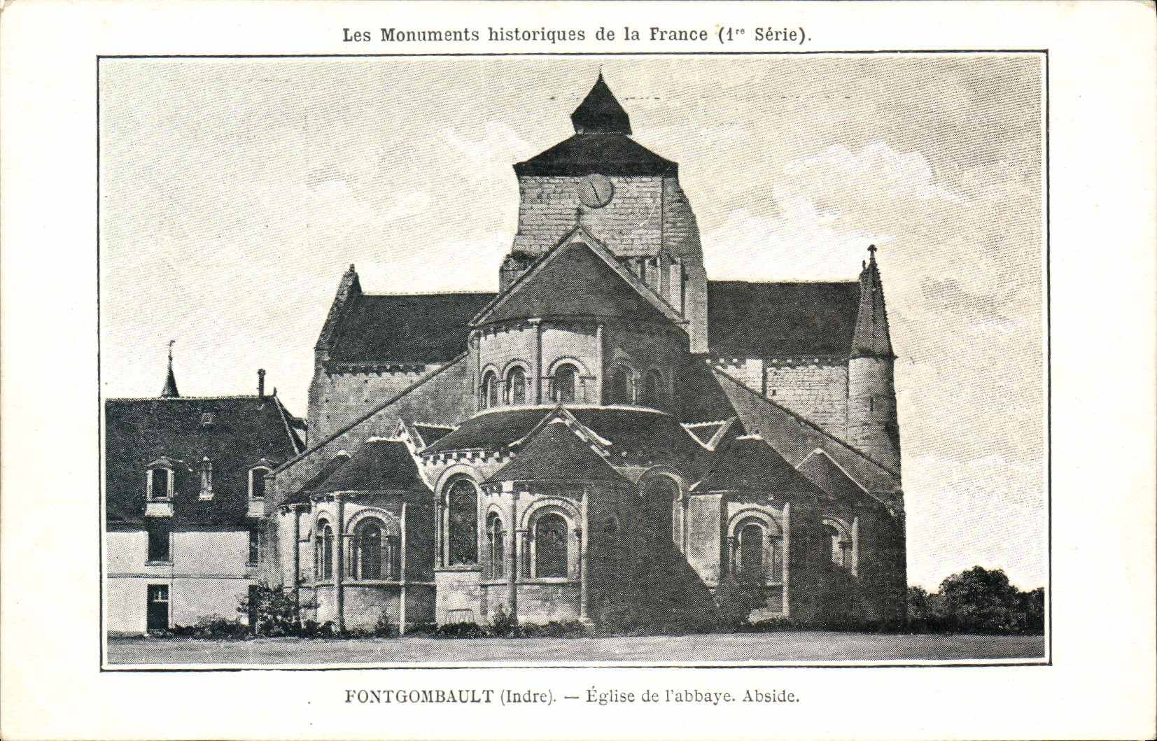 CPA Les Monuments Historiques De La France Fontgombault Eglise De L'Abbaye Abside