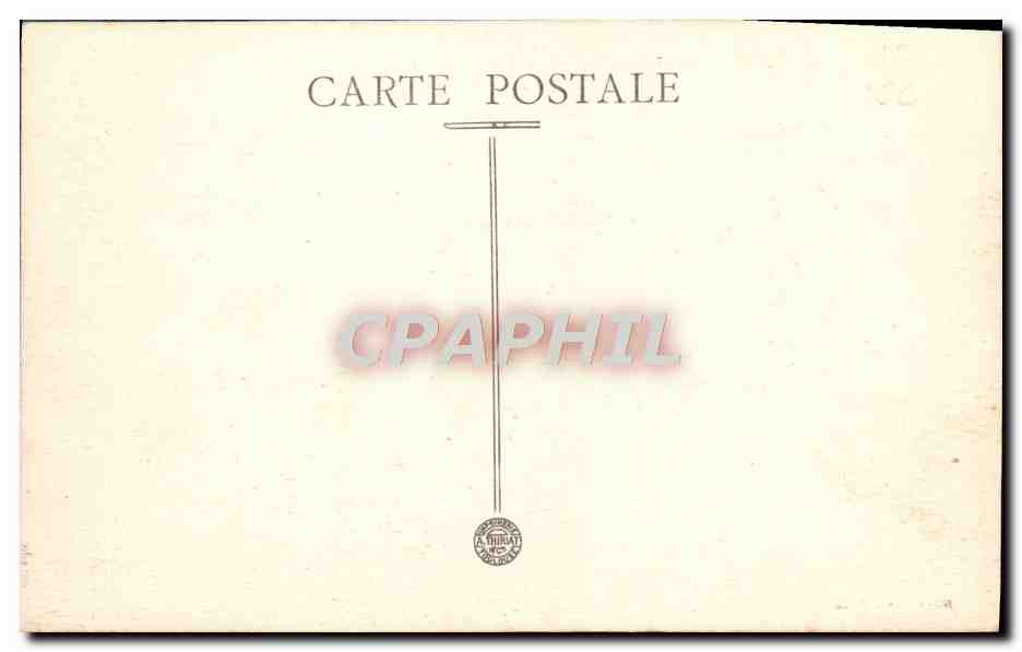 CPA Petit Seminaire De Fontgombaud Le Potager Et l'Abbaye — Rückseite