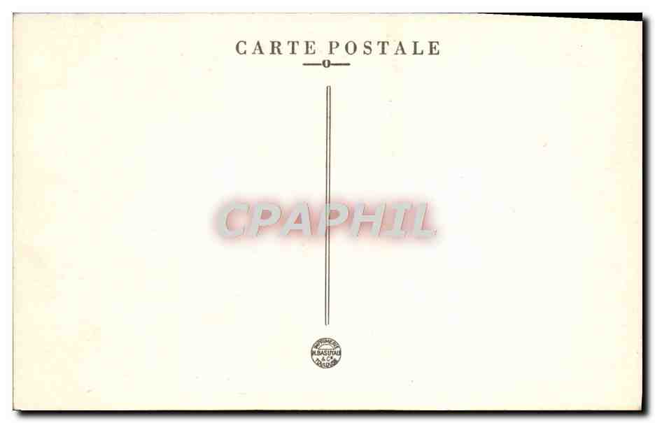 CPA Petit Seminaire De Fontgombaud Le Refectoire — Rückseite