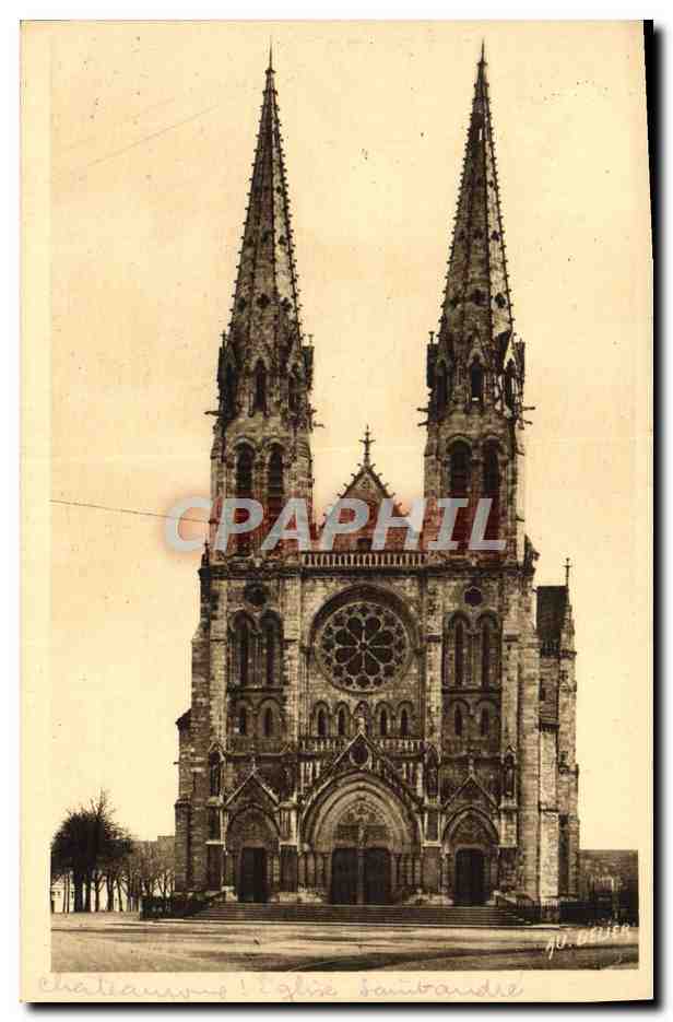 CPA Chateauroux Eglise St Andre