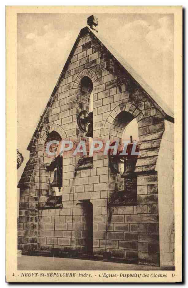 Neuwy-Sépulchre - L'Église - Dispositif des Cloches