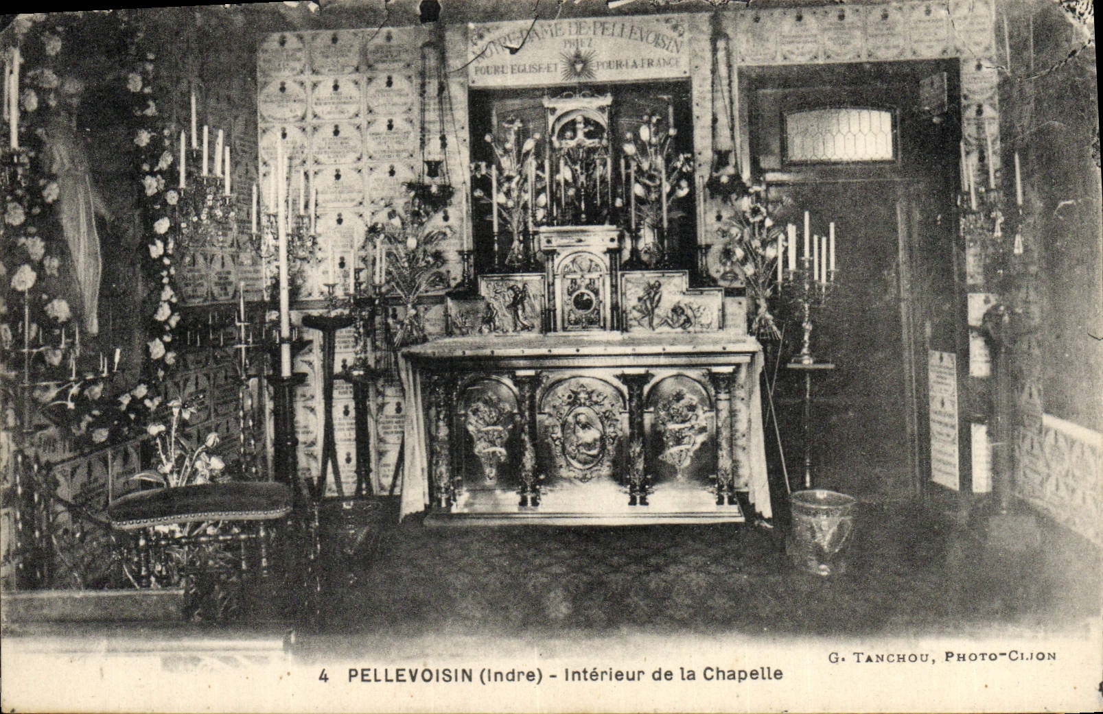 Pellevoisin (Indre) — Interior of the Chapel — G. Tanchou, Photo-Cliion