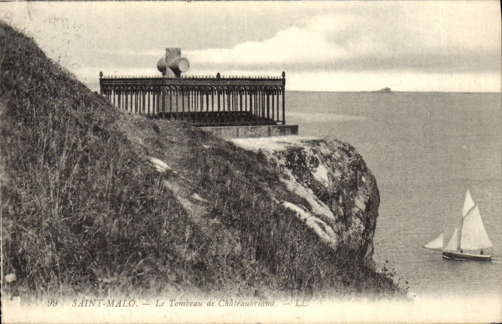 Saint-Malo — La Tomba di Châteaubriand — LL, n°99
