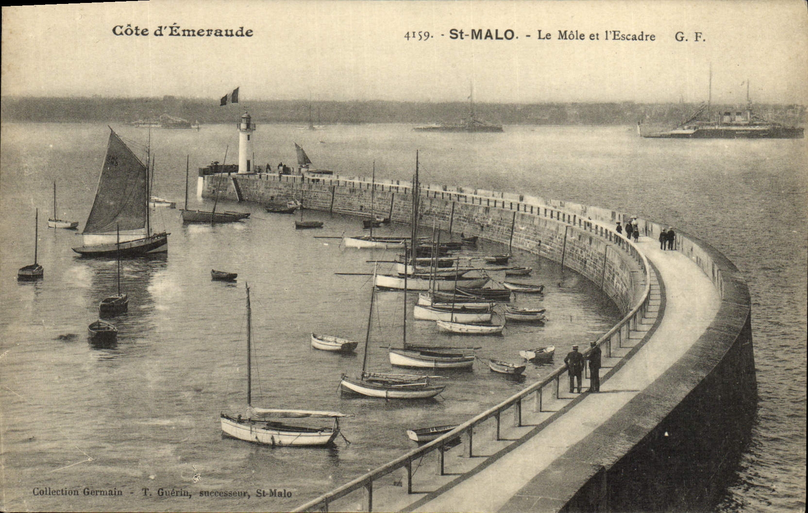St-Malo - Le Môle et l'Escadre — G.F. n°4159