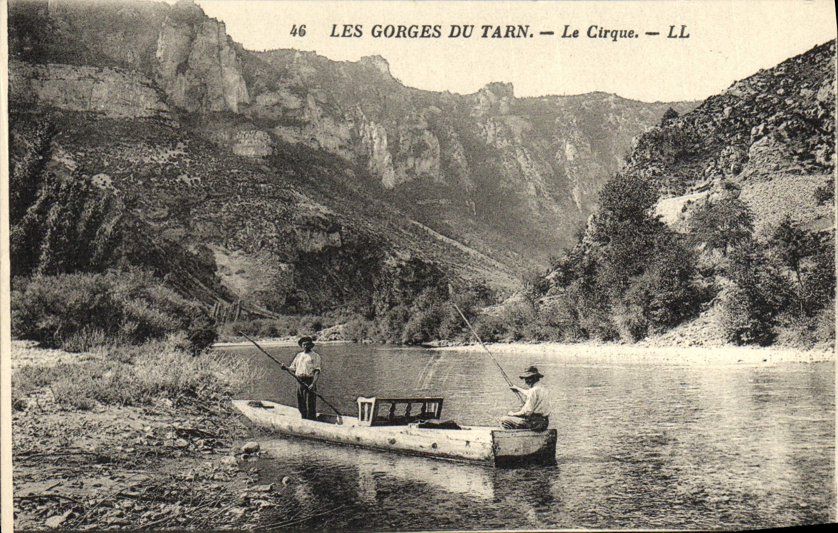 CPA Les Gorges De Tarn Le Cirque Barque