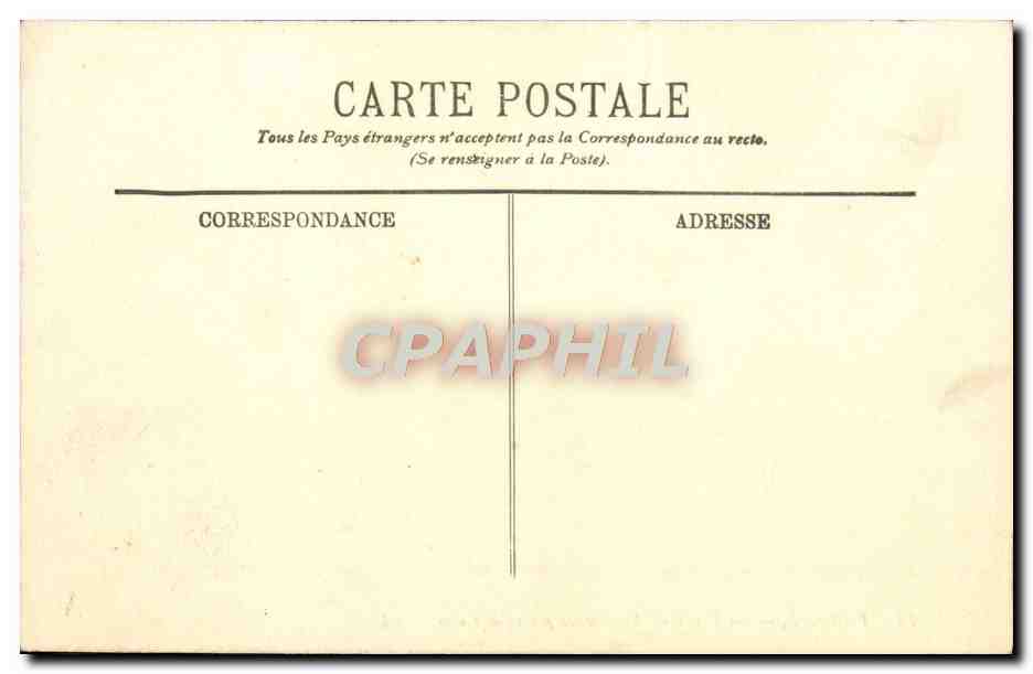 CPA Parame Pointe La Digue De Rochebonne Par Gros Temps — Rückseite