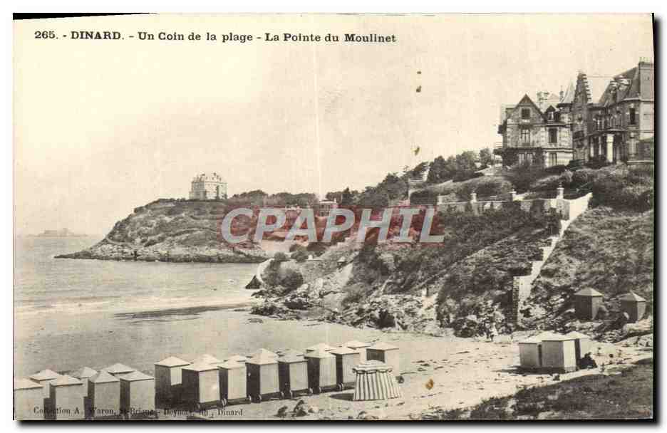 Dinard - Un Coin de la plage - La Pointe du Moulinet