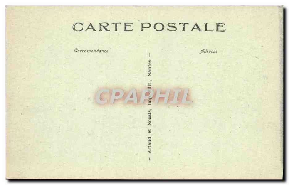 CPA Rennes Le Passage Des Carmelites Et La Rue Sainte Melaine — Rückseite