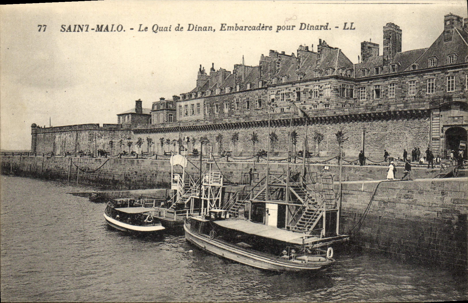 Saint-Malo - Le Quai de Dinan, Embarcadère pour Dinard - LL