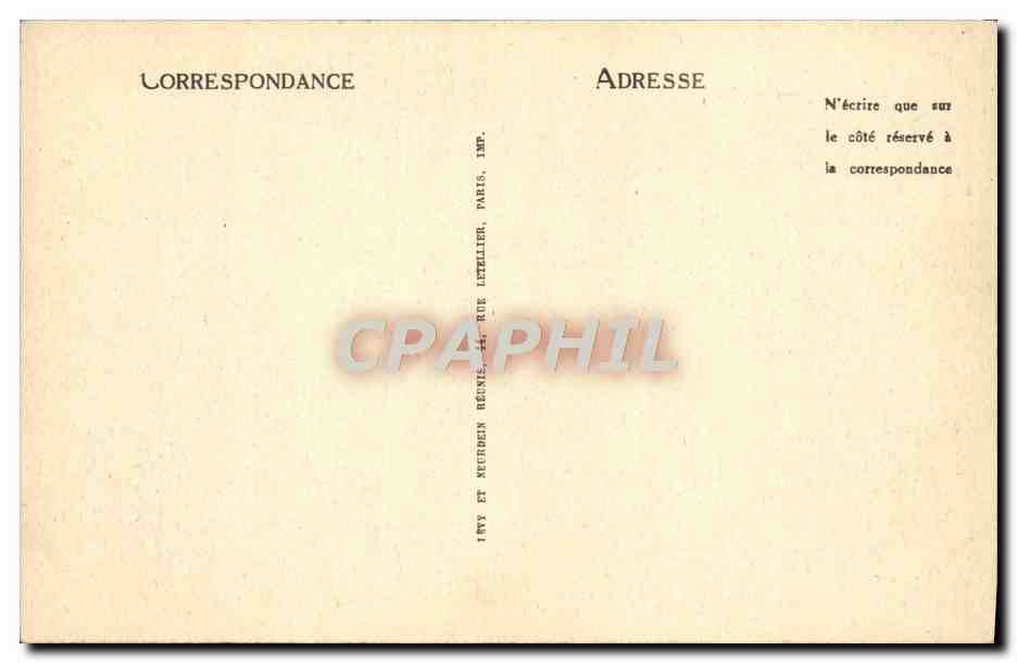 CPA Abbaye De Saint Denis Les Tombeoux Nef De Gauche — Verso