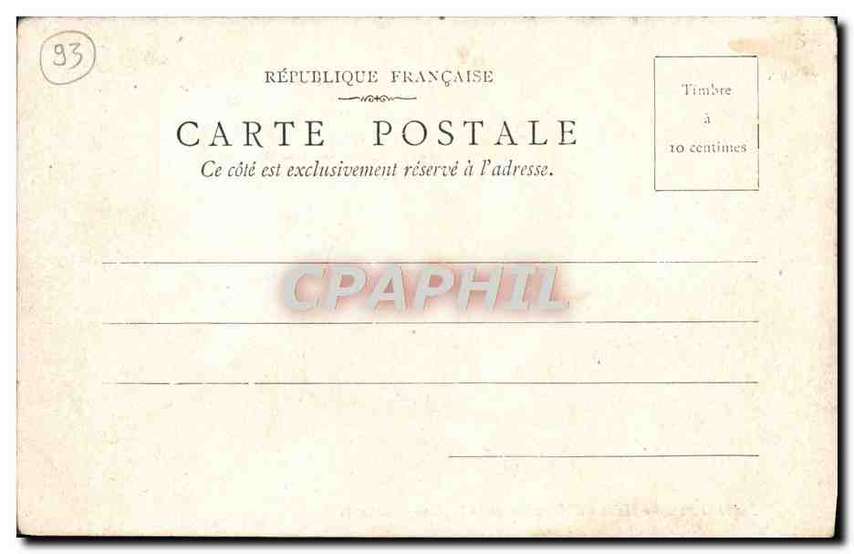 CPA Saint Denis Maison D'Education De La Legion d'Honneur — Rückseite
