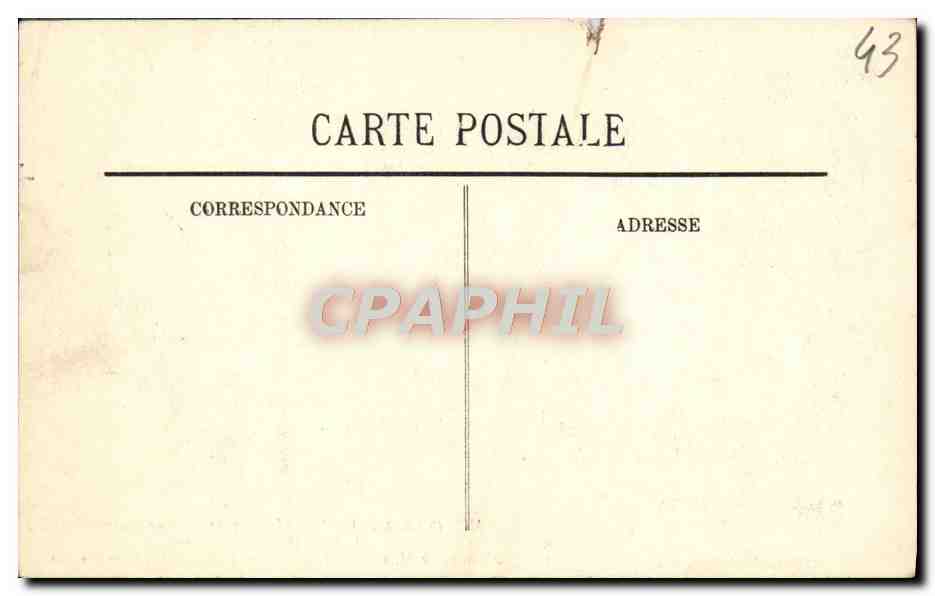CPA Monistrol d'Allier Vue Generale Villa Denise  — Rückseite
