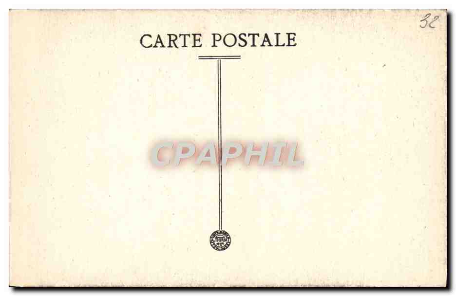 CPA Auch Eglise Sainte Marie Panneau Du Choeur Abner Un guerrier Femme juive Judaica Juif — Rückseite
