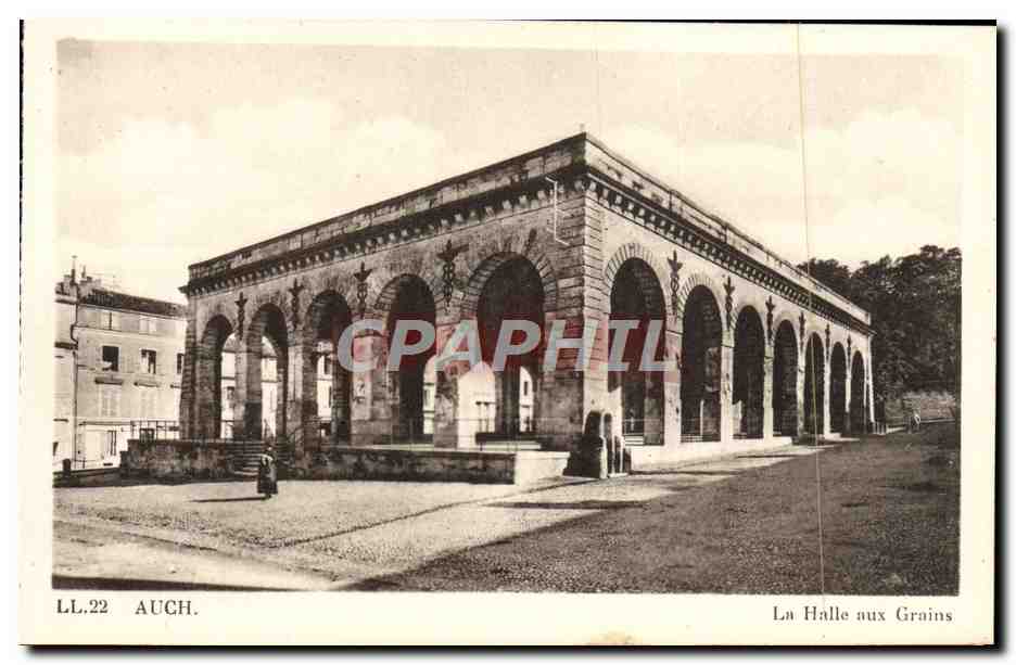 CPA Auch La Halle Aux grains