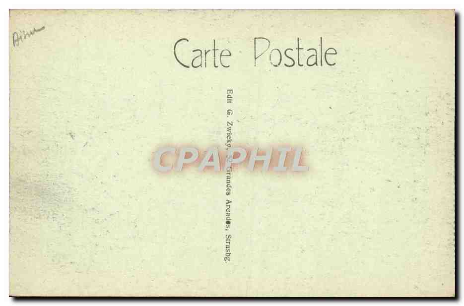 Saverne (Als.) - Le Château des Rohans — Verso