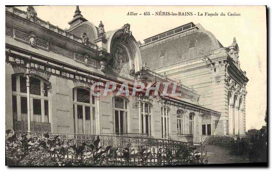 CPA Neris Les Bains La Facade Du Casino