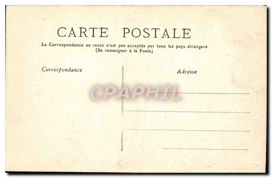 CPA Neris Les Bains La Place Des Thermes — Rückseite