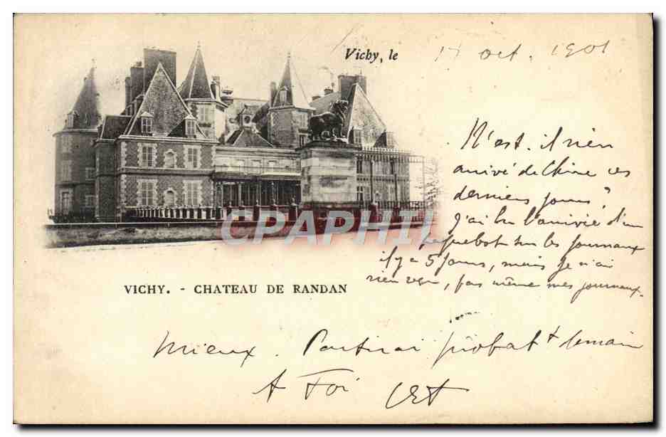 CPA Vichy Chateau De Randan