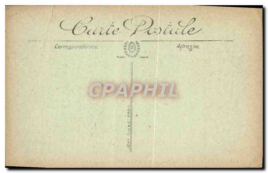 CPA Vichy Le Nouveau Parc Le Chalet De L'Empereur — Verso