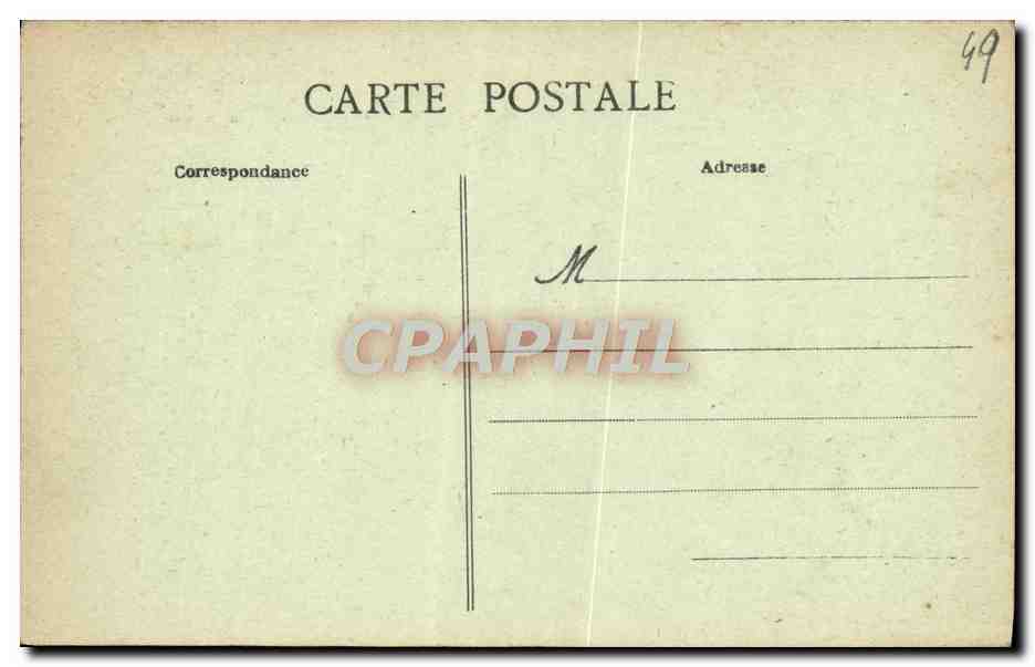 CPA Angers L'Hotel Dieu Vue d'Ensemble Hopital — Rückseite