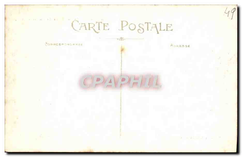 CPA Angers Entree Du Boulevard Du Roi Rene — Rückseite