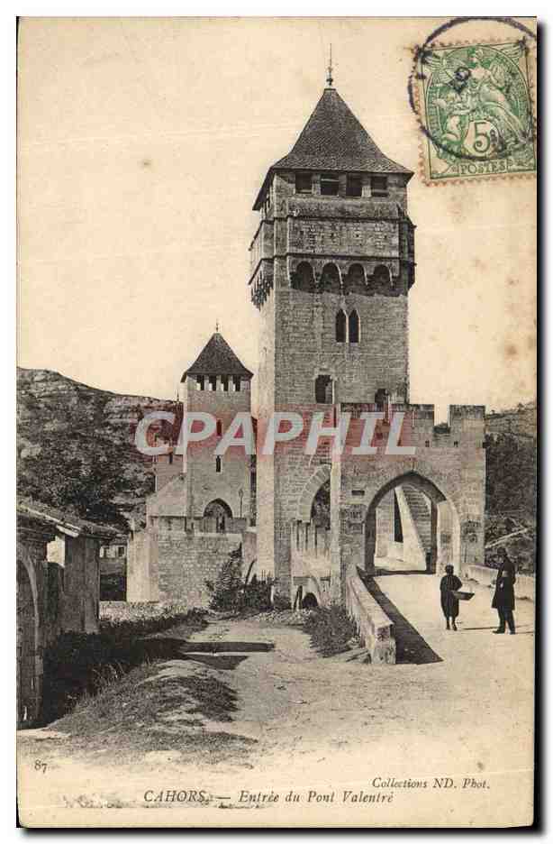 CPA Cahors Entree Du Pont Valentre