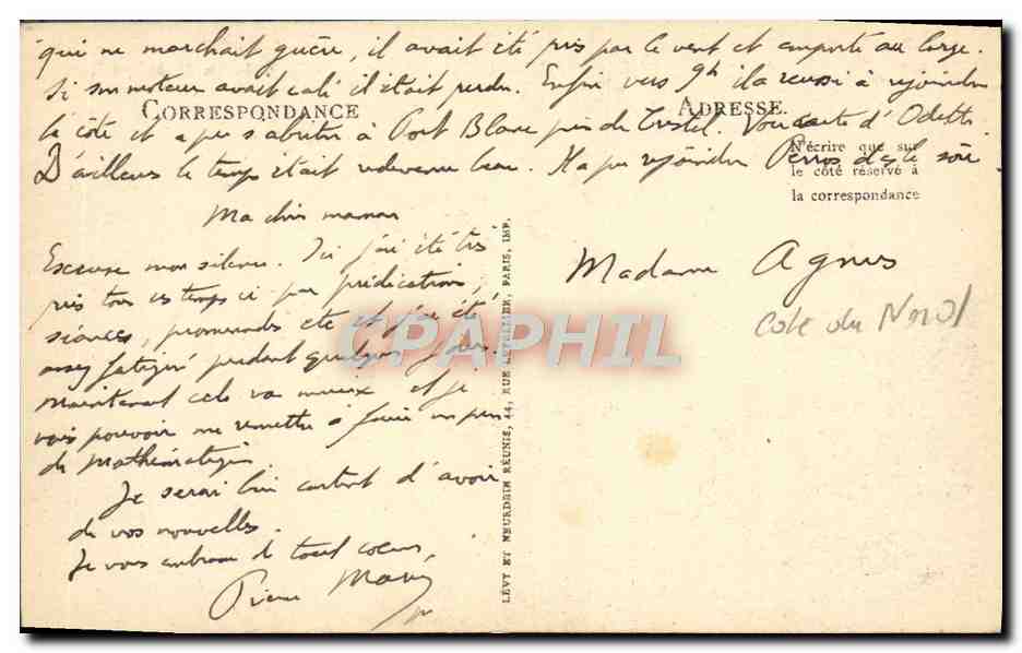 Perros-Guirec (C.-du-N.) — Le Rocber du Diable — LL, n°8 — Reverso