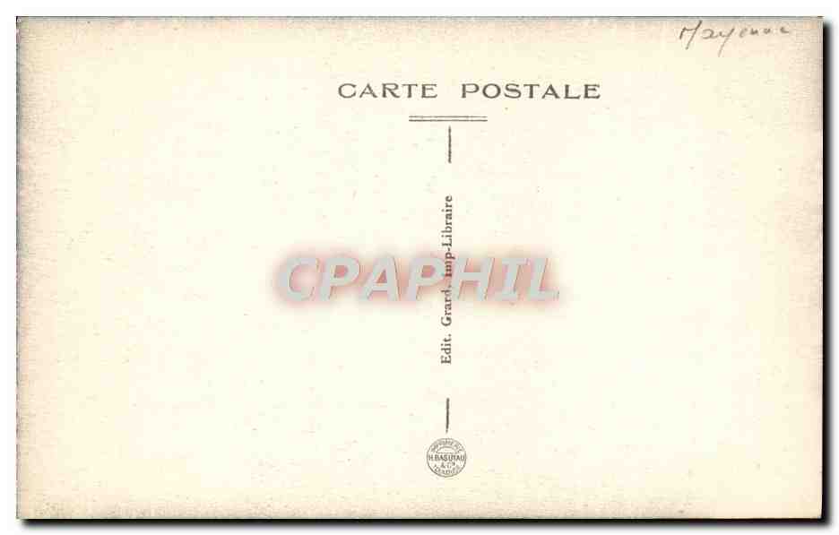 CPA Lassay Entree Du Chateau Et Anciens fosses — Rückseite
