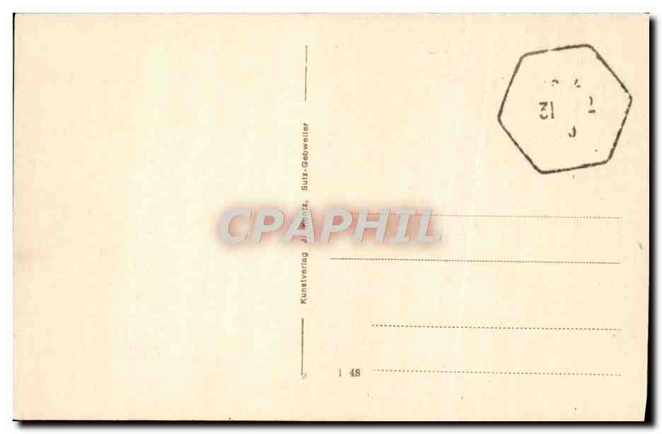 CPA Masmunsterthal Neuweyer Vallee De Massevaux — Rückseite
