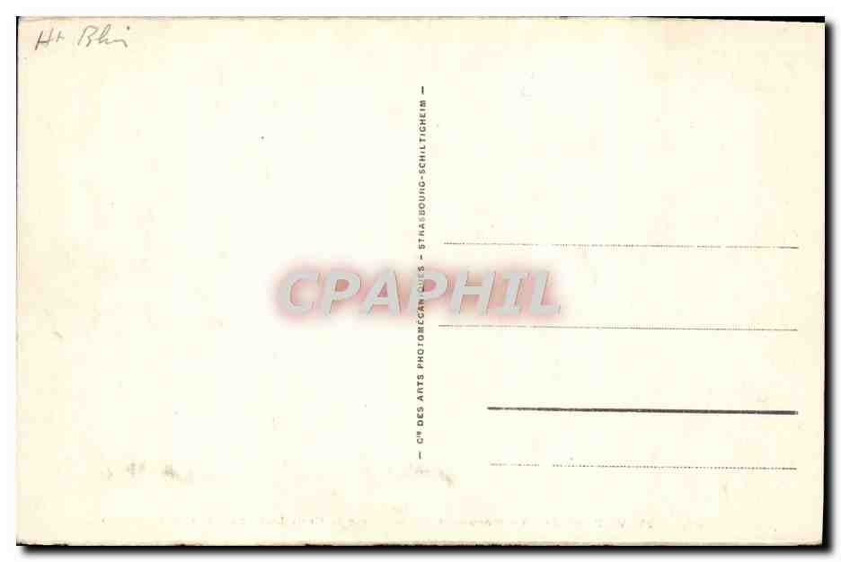 Vieil Armand — Monument National avec la Croix Lumineuse — Arch. R. Dantis — Verso