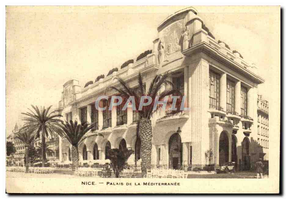 CPA Nice Palais De La Mediterranee