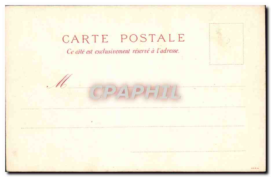 CPA Menton Vue Generale — Rückseite