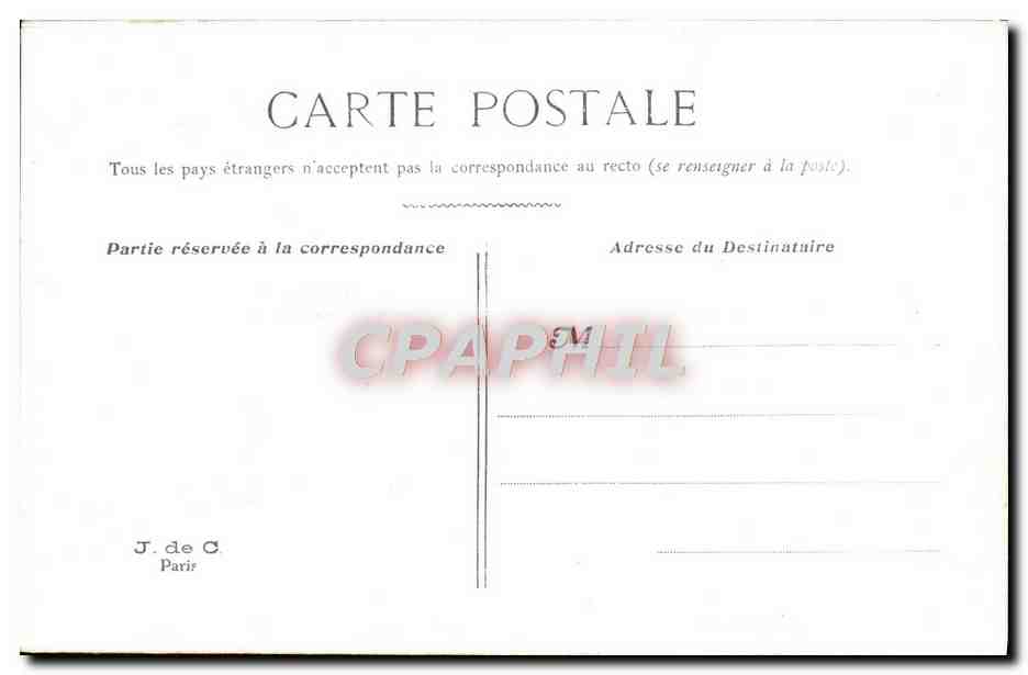 CPA La Pointe Du Cap Martin Pres Menton — Rückseite