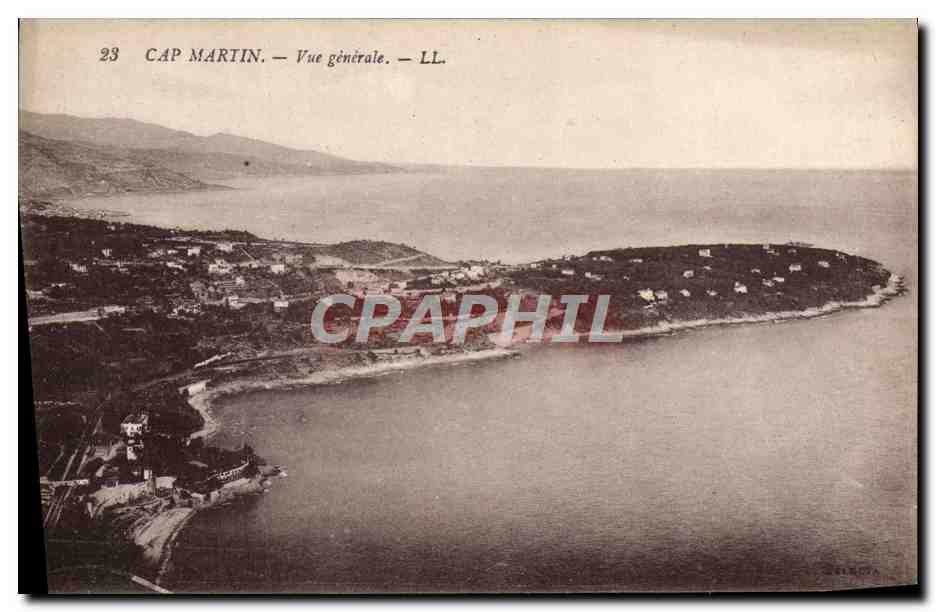 CPA Cap Martin Vue Generale