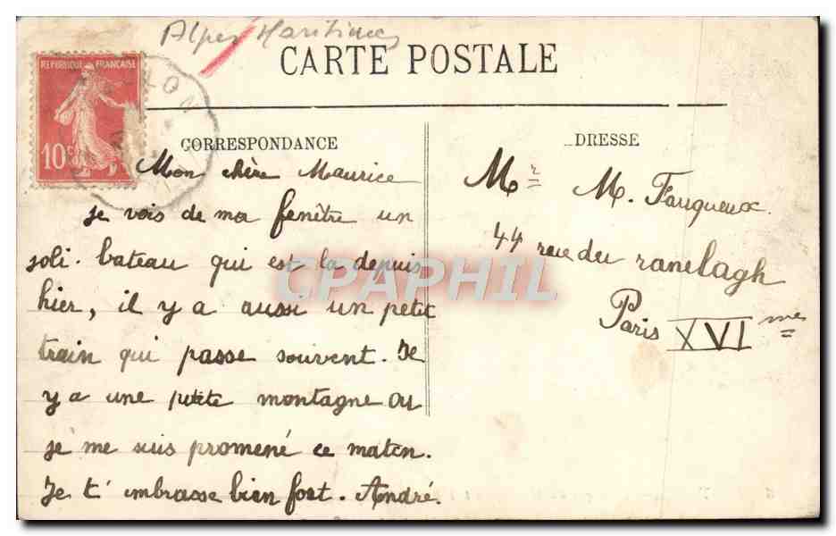 L'ESTEREL — Obélisque du Mal Infernet et Roc de l'Évêque — LL — Verso