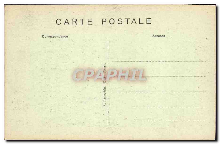 CPA Chambord Le Chateau A Travers Les Arbres Facade Nord — Verso