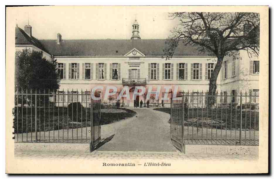 CPA Romorantin L'hotel Dieu