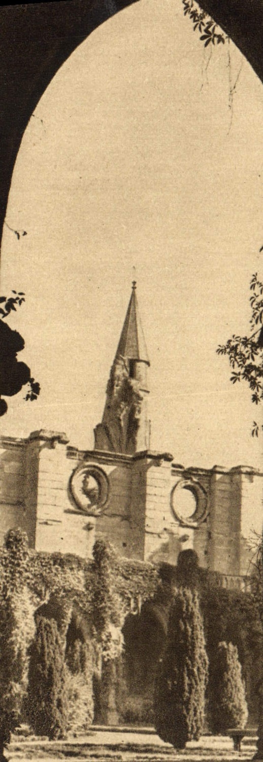 Abbaye de Rouraumont — Le Cloître et la Tourelle — G. Barraud, Lange (Oise)