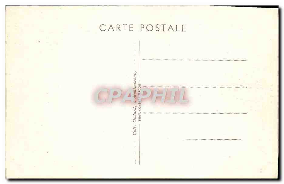 CPA Montmorency Eglise St Martin nef principale — Rückseite